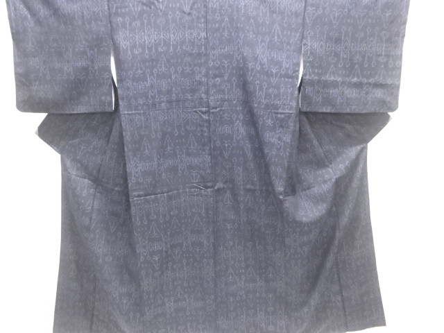 JAPANESE KIMONO / OJIYA YUKI TSUMUGI (CHIJIMI) / TAISHO ROMAN / SARASA